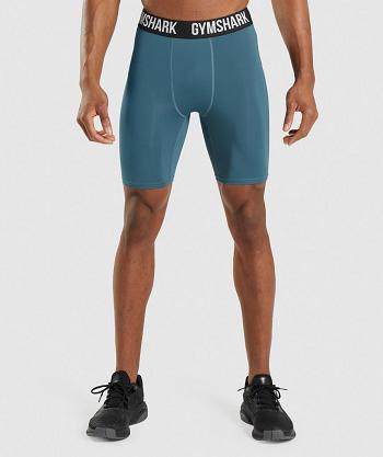 Pantalones Cortos Gymshark Element Baselayer Hombre Turquesa | CO 3846SGL